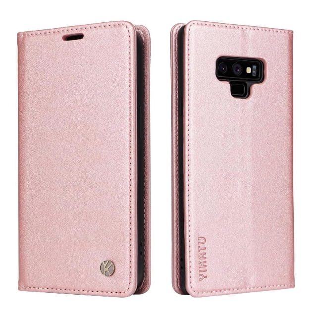 Funda para Samsung Galaxy Note 9 Estuche de Cuero PU Tipo Cartera con Ranuras para Tarjetas y Cierre Magnético