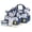Dark Blue, variant on TeqHome 5Pcs Portable Baby Diaper Bag Tote Durable with Diaper Pad Food Bottle Bag for Mom Dad Travel Daycare Dark Blue