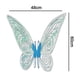 thumbnail image 5 of Disfraz de elfo de Halloween con alas de hadas transparentes brillantes para niños azules, alas de Ángel, 5 of 5