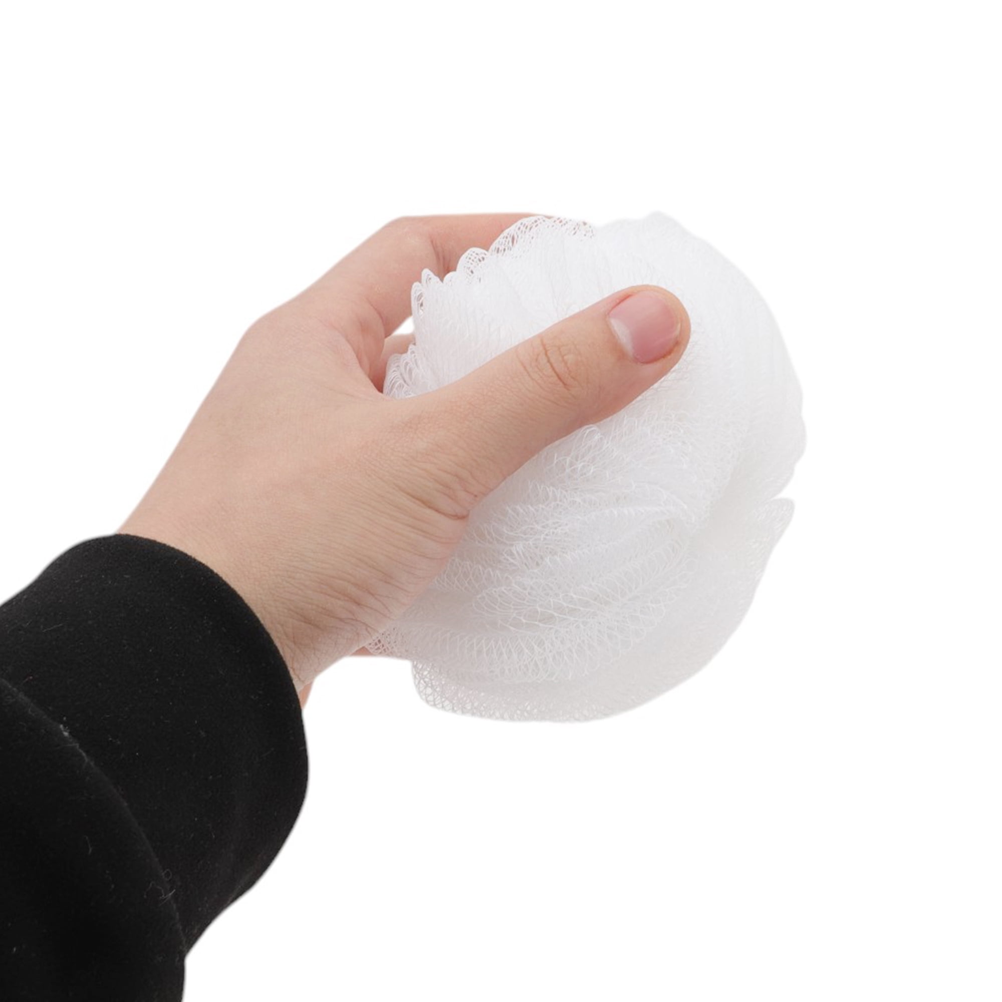 Unique Bargains Lanterns Bath Shower Loofah Sponge 1 Pc White