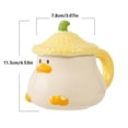 thumbnail image 2 of Taza de café de cerámica de 14,5 onzas con tapa for niños y adultos, regalos de cumpleaños de Navidad, 2 of 8