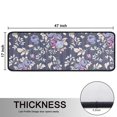 thumbnail image 5 of Kitchen Rugs Sets Of 2,Pioneer Flower Floral Print Pattern Anti Fatigue Kitchen Mat Rugs Non Slip Washable,Decorative Kitchen Floor Mats for Kitchen,Sink,Laundry,17"x47"+17"x47", 5 of 5