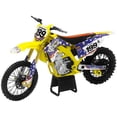 thumbnail image 2 of Suzuki RMZ450 Nitro Circus #199 Travis Pastrana Yellow/Blue 1/12 Diecast Motorcycle Model by New Ray, 2 of 3