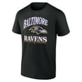 thumbnail image 2 of Men's Black Baltimore Ravens Retro Gridiron T-Shirt, 2 of 3
