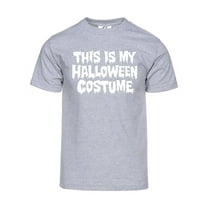 Mens This Is My Halloween Costume Short-Sleeve T-Shirt - Heather Grey - Small