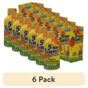 (6 pack) 5-hour ENERGY Shot, Extra Strength Peach Mango Flavor, 15 Count