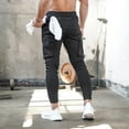 thumbnail image 5 of US Man's Training Bodybuilding Sports Fitness Sweatpants Jogger Gym Pant Fashion, 5 of 12