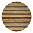 thumbnail image 3 of Unique Loom Fars Collection Area Rug - Monterey (8' Round Brown/Cream), 3 of 7