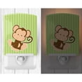 thumbnail image 2 of Caroline's Treasures BB8608CNL Monkey on Stripes Ceramic Night Light, 6x4x3", multicolor, 2 of 2