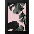 thumbnail image 1 of Artographie Studio 13x18 Black Modern Framed Museum Art Print Titled - Monstera Pink No 03, 1 of 4