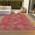 thumbnail image 6 of Addison Rugs Chantille Indoor/Outdoor Transitional Circles Red Washable Rectangle Rug, 3' x 5', 6 of 6