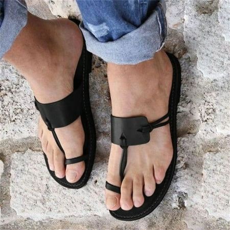 

Summer Women s Retro Roman Style Leather Sandals Women s Flip Flop Sandals