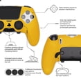 thumbnail image 4 of PlayVital 3D Studded Edition Anti-Slip Silicone Cover Case for ps5 Edge Controller, Soft Rubber Protector Skin for ps5 Edge Wireless Controller with 6 Thumb Grip Caps - Caution Yellow, 4 of 7