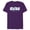 Purple, variant on Mickey Mouse Head Disco Ball Happy New Year 2025 - Short Sleeve Blended T-Shirt for Adults - Customized-Purple