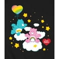 thumbnail image 3 of Care Bears - Wish And Cheer Bear With Clouds - Men's Crew Fleece Sweatshirt, 3 of 5