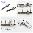 thumbnail image 1 of 1pair Glasses Spring Hinges Eyeglasses Repair Accessory Metal Spare Part For Plastic Acetate Eyewerar Frame Temples Low Price 9048, 1 of 1