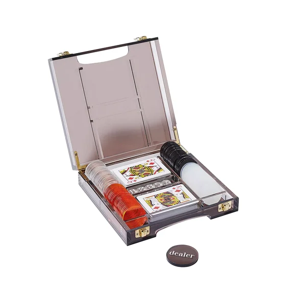 Sunnylife Limited Edition Whiskey Noir Lucite Poker