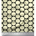 thumbnail image 1 of Soimoi Poly Georgette Fabric Dots Dots Printed Fabric 1 Yard 42 Inch Wide, 1 of 5