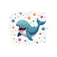 thumbnail image 3 of cartoon Whale Theme Stickers, Waterproof Whale Theme Sticker for Water Bottle Laptop Phone Cases Planner Skateboard Luggage Helmet Party Favor Decor, Ideal for Adults Teens Teacher Rewards, 3 of 9