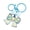 Blue, variant on Pastels Acrylic Bowknot Keychain Jewelry Grade Craftsmanship Trendy Bag Decoration Gift For Teens Adults