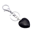 thumbnail image 1 of Llavero de Forma de Corazón Natural Yuyangstore de Piedras Preciosas Negro, 1 of 8