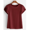 thumbnail image 4 of Blouse d'Été à Manches Courtes pour Femmes, T-Shirt Ample Décontracté, 4 of 5