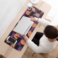 thumbnail image 3 of Long Mouse Pads for Desk,Purple Halloween Black Cats and Pumpkins Desk Mats on Top Of Desks, Desk Mouse Pad Extra Large with 3mm Non-Slip Base and Stitched Edge for Gaming,Office,Work,Home 31.5x11.8in, 3 of 5