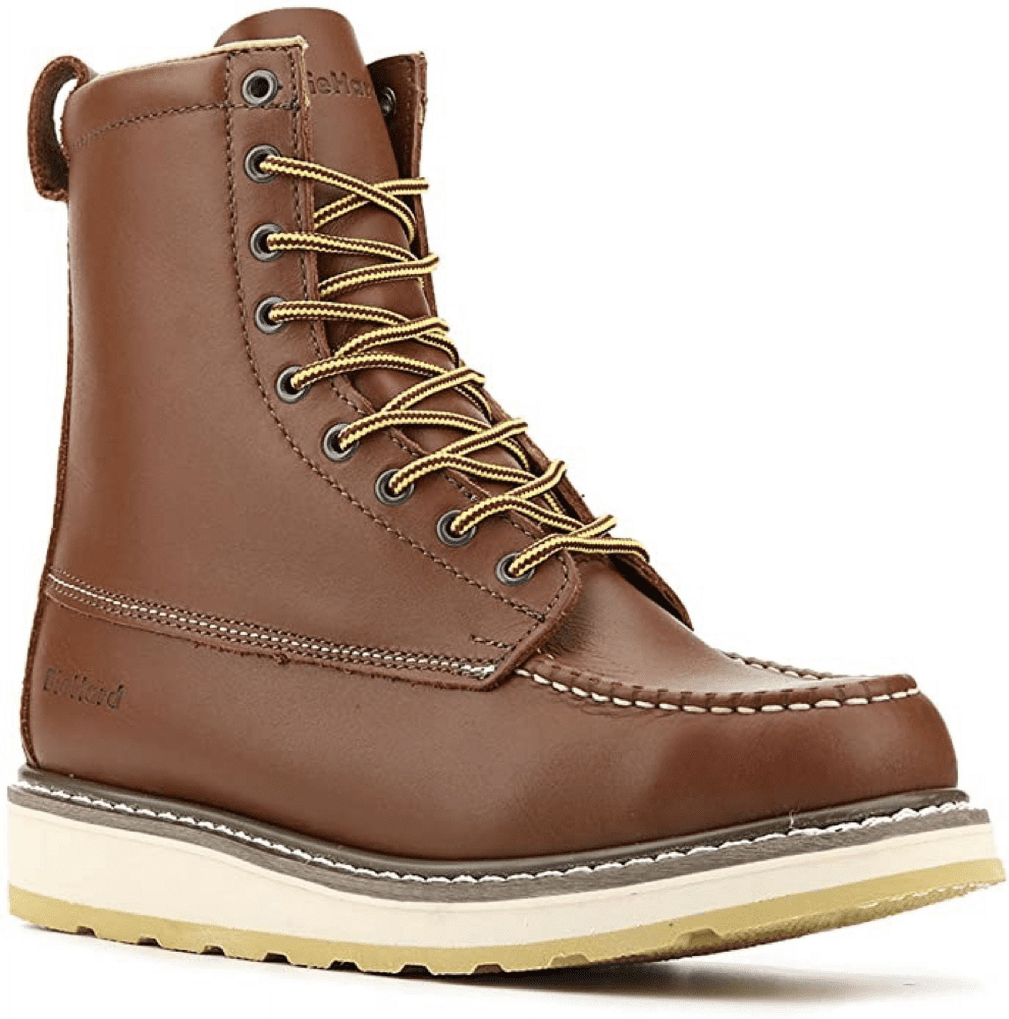 DieHard Men s 8 Leather Waterproof Durability Breathable Soft Toe Work Boots 86994EE Wide Size 7.5