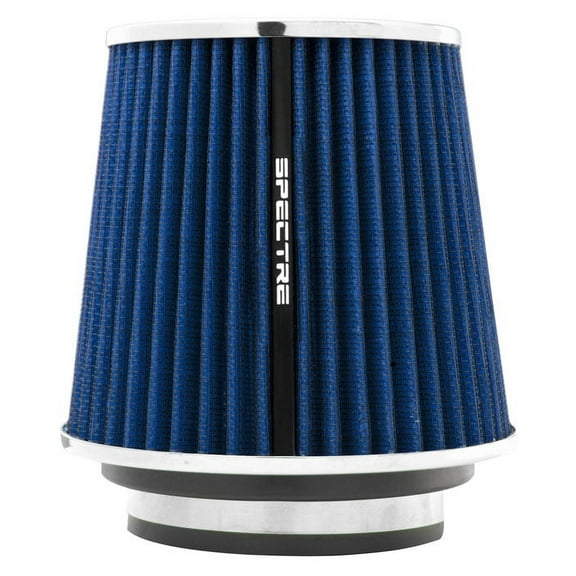 Spectre Universal Clamp-On Air Filter: High Performance, Washable Filter: Round Tapered; 3 in/3.5 in/4 in Flange ID; 6.719 in (171 mm) Height; 6 in (152 mm) Base; 4.75 in (121 mm) Top, SPE-8136