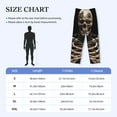 thumbnail image 2 of Salouo Cyber Skeleton With Tattoos Print Pajama Pants for Men, Lounge Pants Elastic Waistband Casual Men's sleepwear Loungewear Sleep Pajama Pant -Small, 2 of 7