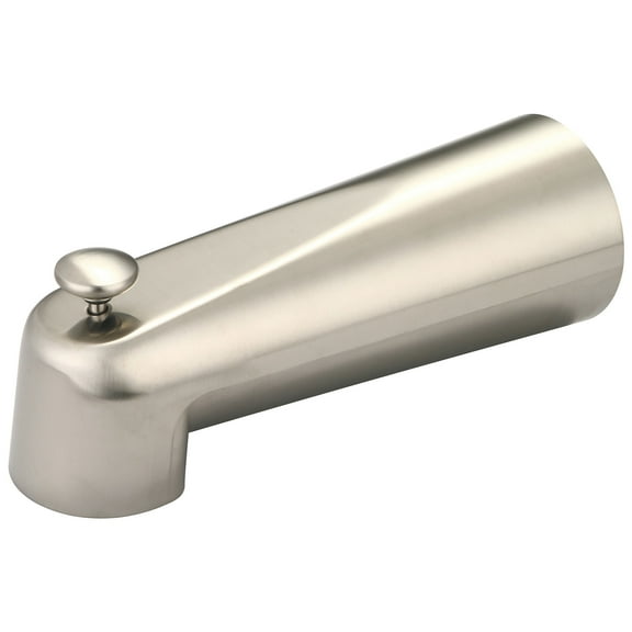 Olympia Faucets OP-640033-BN 6-1/8" Integrated Diverter Tub Spout - Nickel