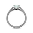 thumbnail image 3 of Women's Stainless Steel 316 Round Cut .85 Carat Cubic Zirconia Engagement Ring Size 8, 3 of 5