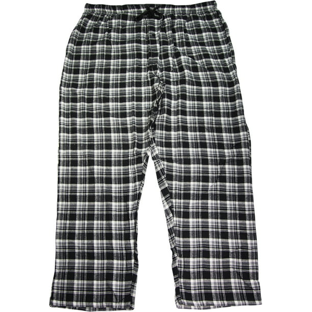 Hanes - Hanes Big Men's Ultimate Cotton Flannel Sleep Lounge Pajama ...
