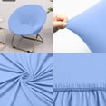 thumbnail image 4 of Dmlowu Stretch Round Chair Covers, Washable Protective Seat Covers, Soft Milk Silk Fabric Cushion Covers for Lazy Chair Camping Chair, 4 of 6