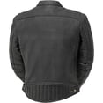 thumbnail image 2 of First Mfg Co - Top Performer - Men's Motorcycle Biker Riding Moduro Brown Leather Jacket - Medium - Zip Out Thermal Liner Action Back Side Tabs, 2 of 5