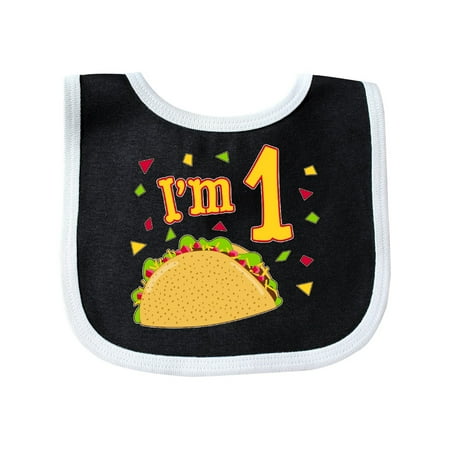 Party Bib - Im One- taco birthday party Baby Bib