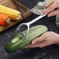 thumbnail image 4 of Pelador De Patatas Y Verduras Para La Cocina - Peladores Giratorios En Forma De Y De Acero Inoxidable De Primera Calidad Para Patatas, Zanahorias, Frutas. Afortunado Sencillez, 4 of 5