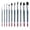 Blue, variant on Transon 10pcs Natural Watercolor Paint Brush Set Professional for Watercolor Acrylic Ink Gouache Tempera