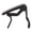 Black, variant on YAHHU Quick Change Aluminum Guitar Capo for Acoustic and Electric Guitars, Ukulele, Bass, Violin, Banjo, Premium Silver Finish, 3.07 x 3.15 x 1.89 inches