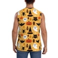 thumbnail image 4 of Disketp Happy Halloween7 Sleeveless Tshirts For Men, Muscle Shirts For Men Dry Fit Tank Top-Large, 4 of 8