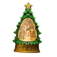 thumbnail image 3 of Colcolo Christmas Music Box Creative Night Light for Bookshelf Desktop Birthday Gift Snowman Broom, 3 of 8