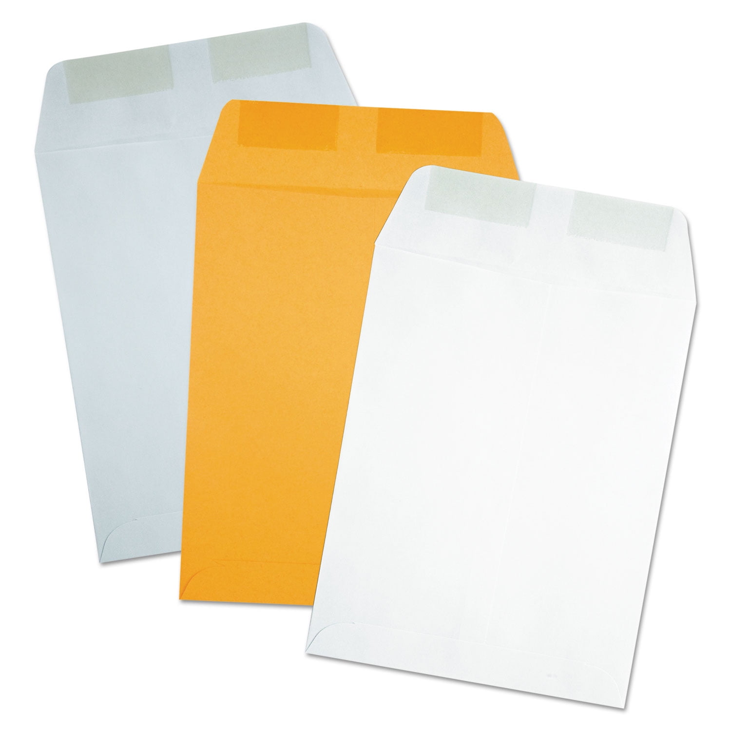 Catalog Envelope 15 1/2, Square Flap, Gummed Closure, 12 x 15.5, Brown Kraft, 250/Box