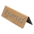 thumbnail image 3 of Letrero de asiento reservado en inglés, letrero de reserva Letrero de asiento reservado de bronce antiguo Letrero de reserva Creado con maestría, 3 of 12