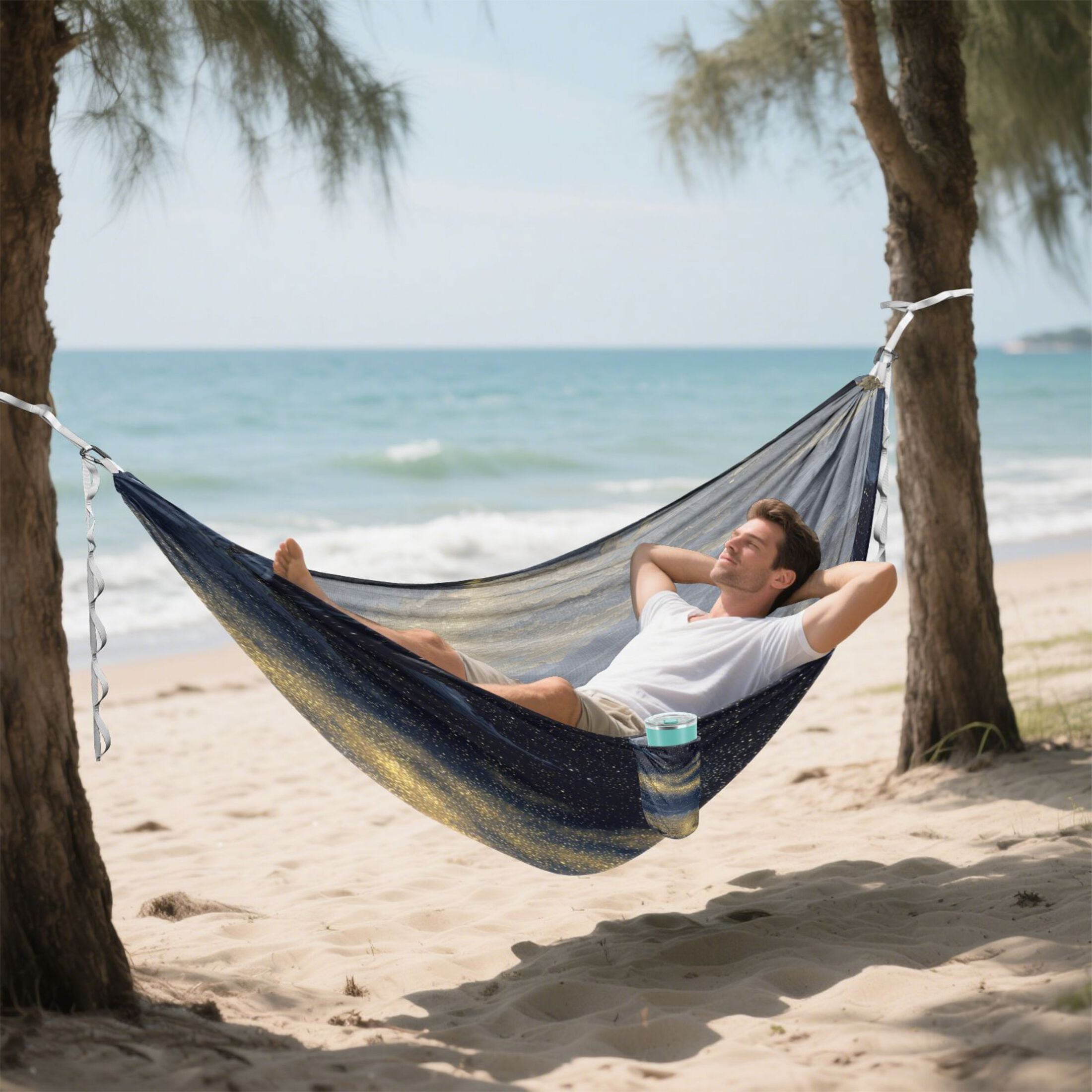 Hammock Camping Hammock Nylon Portable Hammock Travel Camping Hammock Star Night