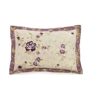 Better Homes & Gardens Purple Blossoms Standard Sham Pair