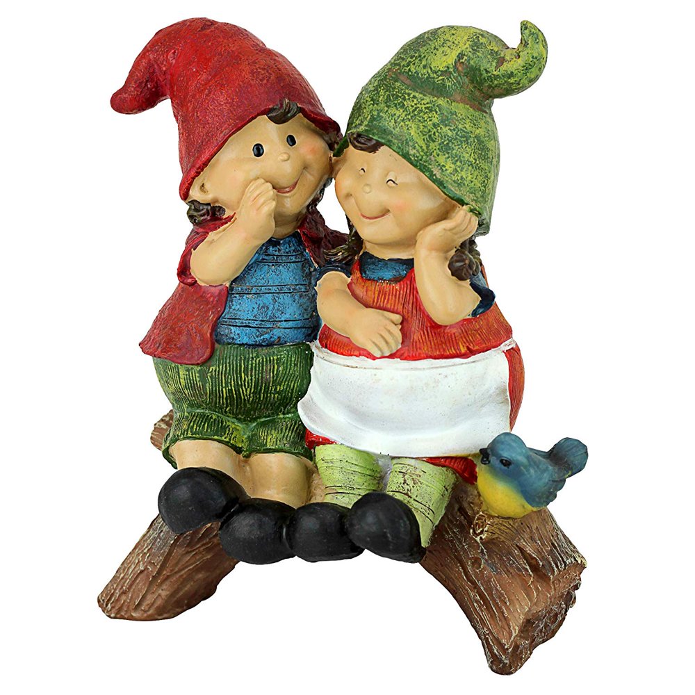 Garden Gnome Statue Telling Secrets Gnomes Lawn Gnome, BABY GNOMES