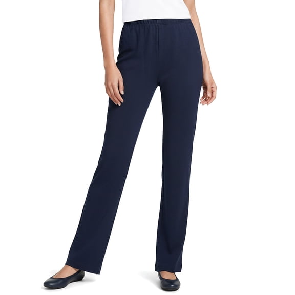 Lands' End Women's Tall Sport Knit High Rise Pants