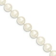 thumbnail image 1 of Collier de Perles de Culture en Or Jaune 14K 11-12mm Blanc Presque Rond FW 24 Pouces, 1 of 3
