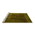 thumbnail image 2 of Ahgly Company Machine Washable Indoor Round Persian Yellow Traditional Area Rugs, 7' Round, 2 of 4