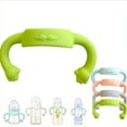 thumbnail image 5 of Baby Bottle Holder TASTAN Baby Bottle Handle - Soft Silicone Self-Feeding Grip for Infants - Easy-Carry Holder for Standard & Wide-Neck Bottles, Silicone Sleeves for Glass Bottles, Pink, 5 of 5
